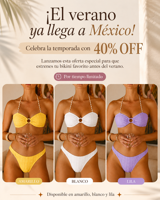 Conjunto de bikini - Oferta de verano 40% OFF