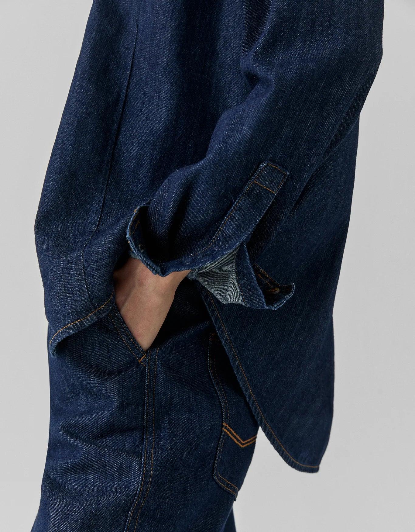 Camisa vaquera con pinzas