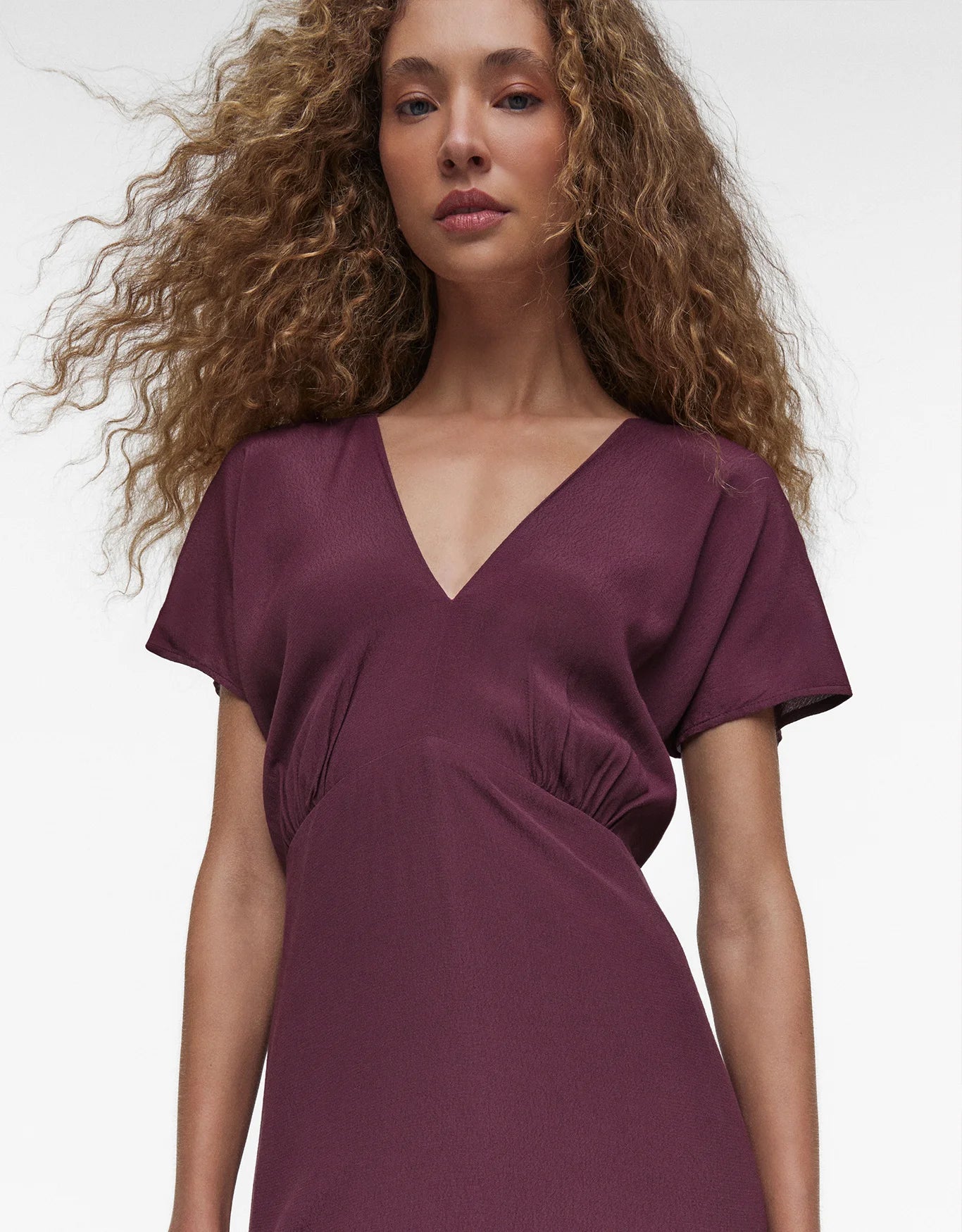 Vestido midi de corte A